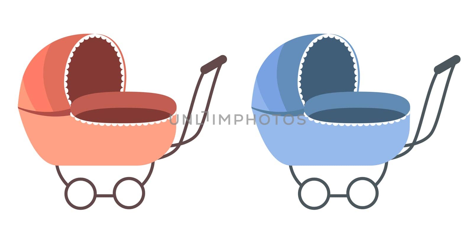 Baby Carriage. For boy and for girl.