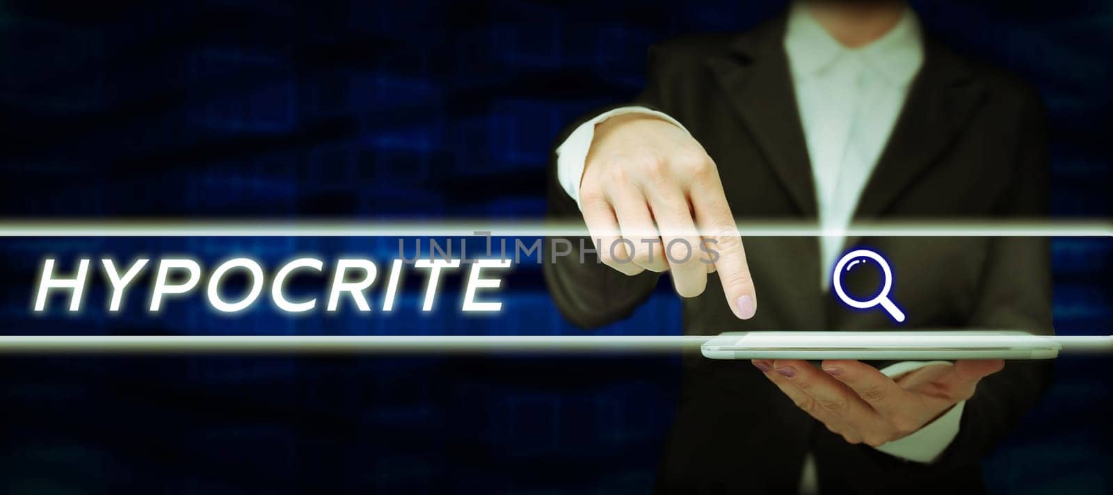 Conceptual display Hypocrite, Business overview Medical condition in which blood pressure is extremely high