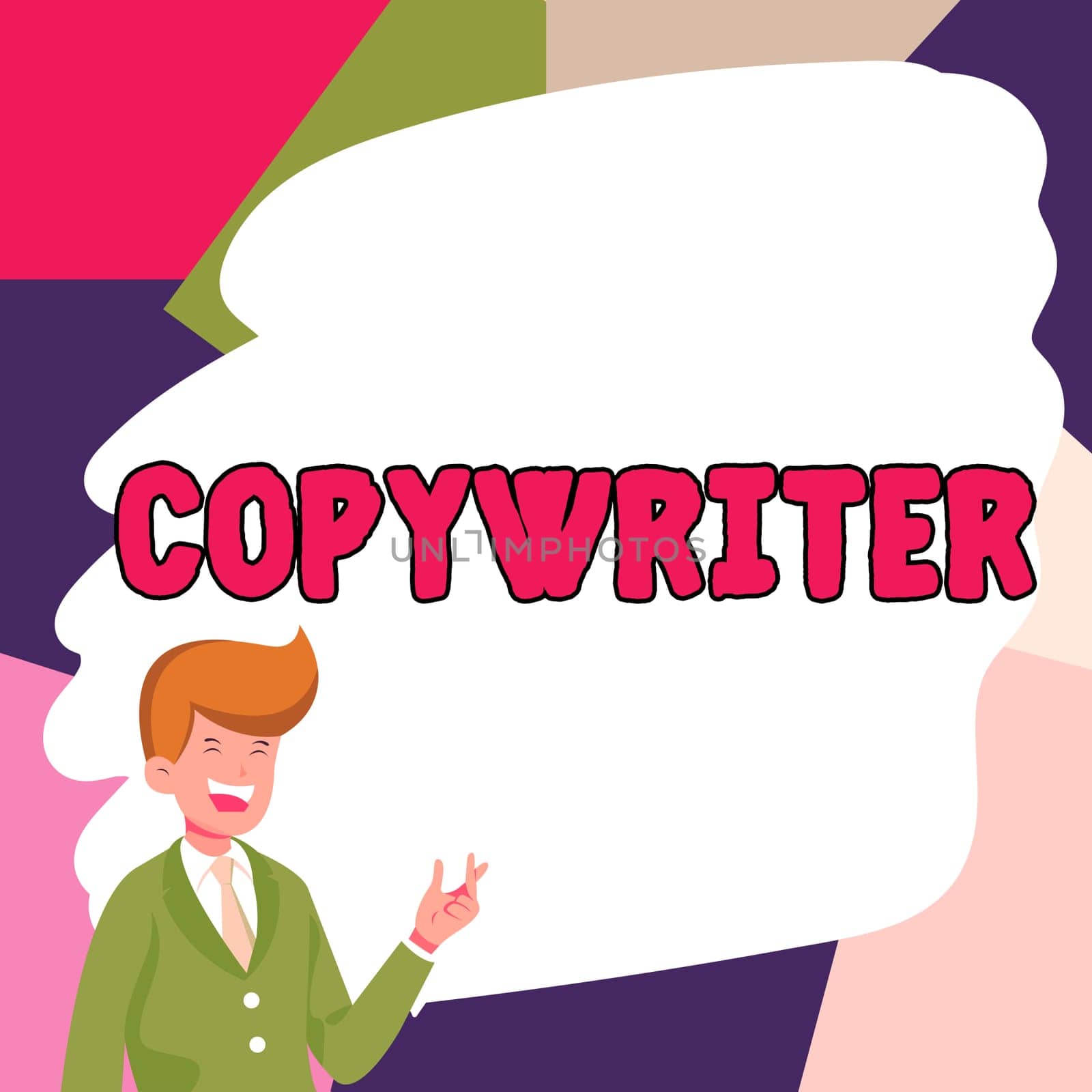 Sign displaying Copywriter, Business approach writing the text of advertisements or publicity material