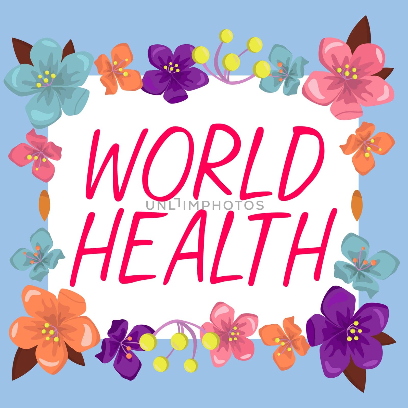 Text caption presenting World Health, Business concept World day of action dedicated to tackling global hunger