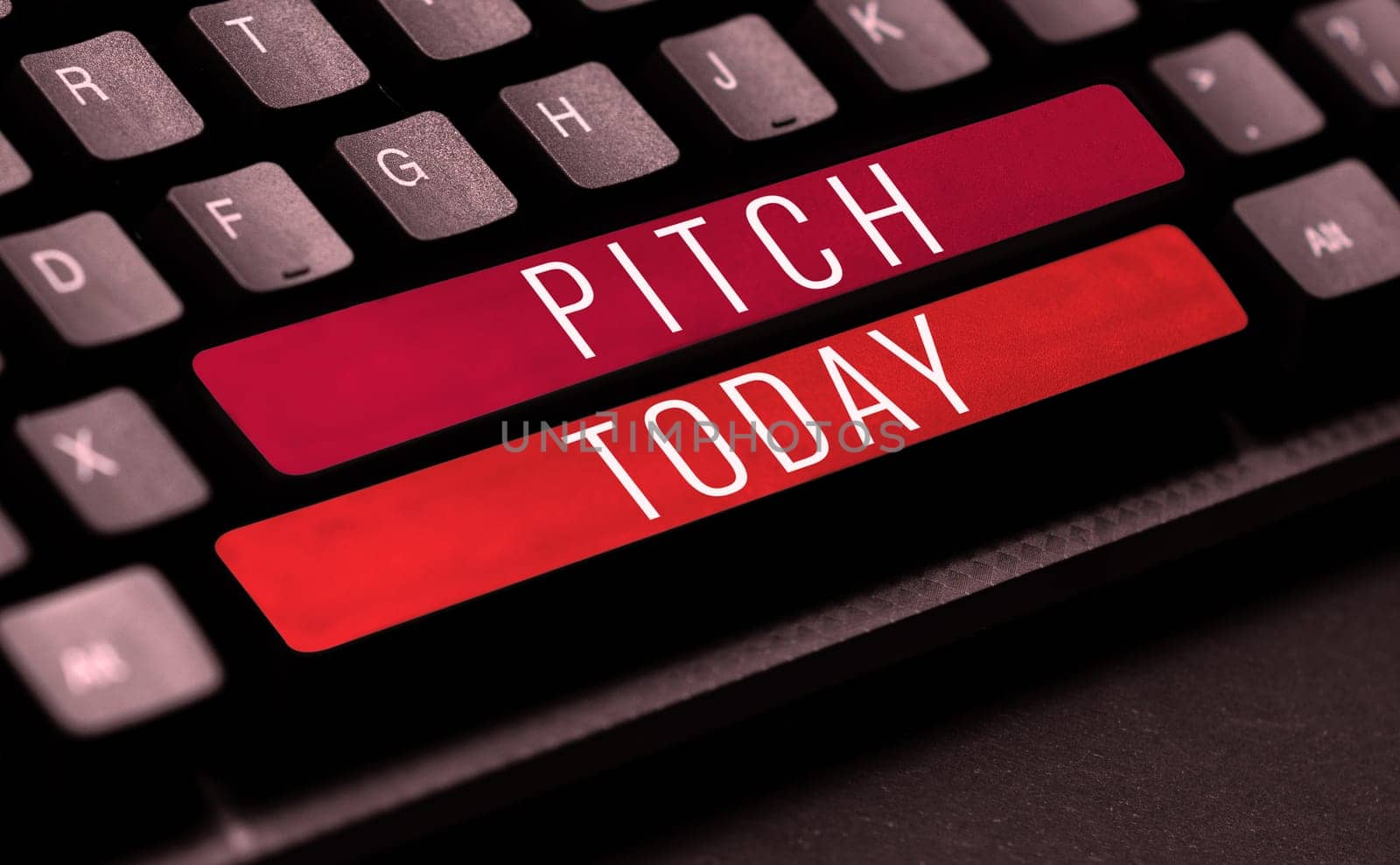 Hand writing sign Pitch, Word Written on quality sound governed by rate vibrations producing high or low tone