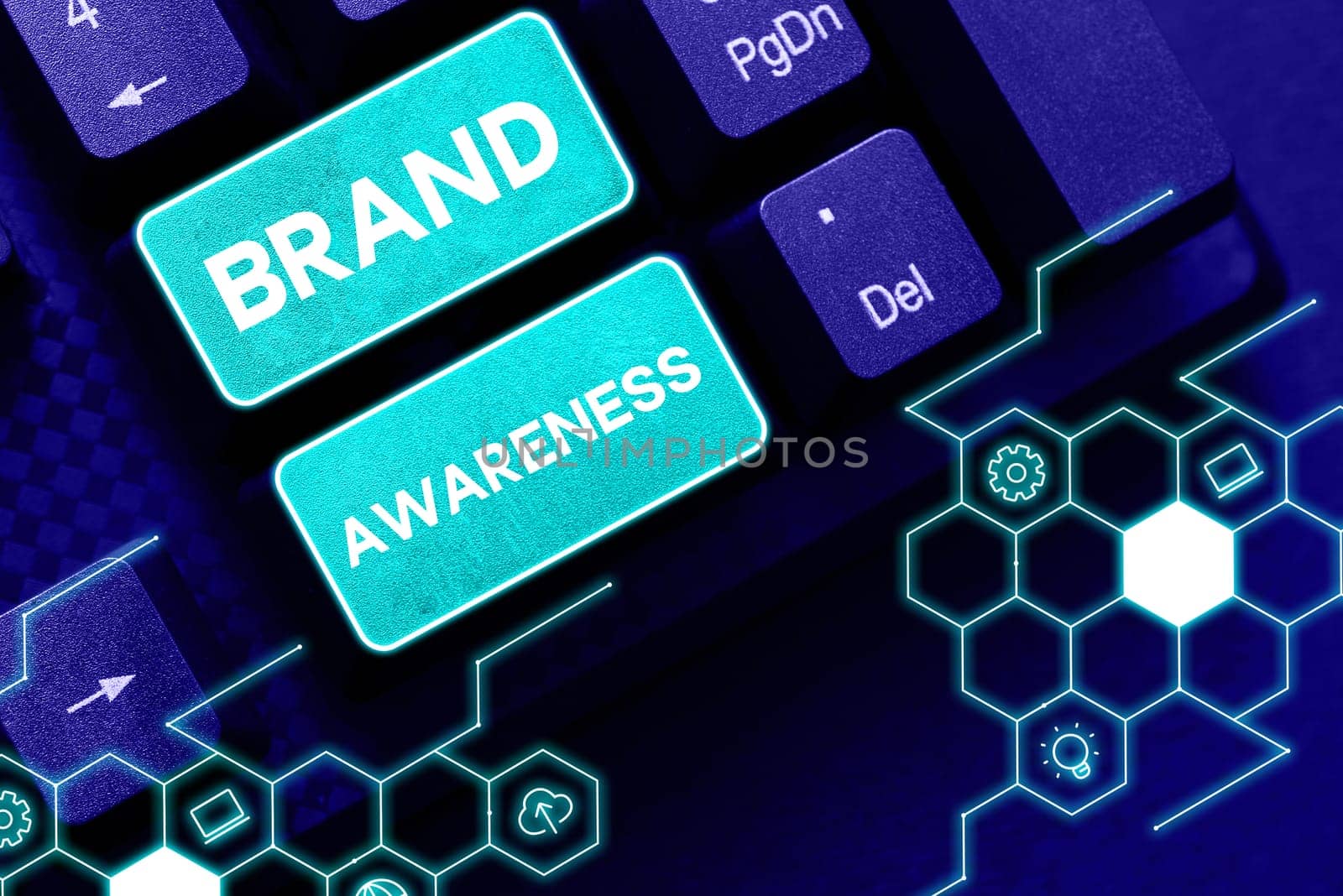 Handwriting text Brand Awareness, Internet Concept name identifies one seller good as distinct from those of other seller