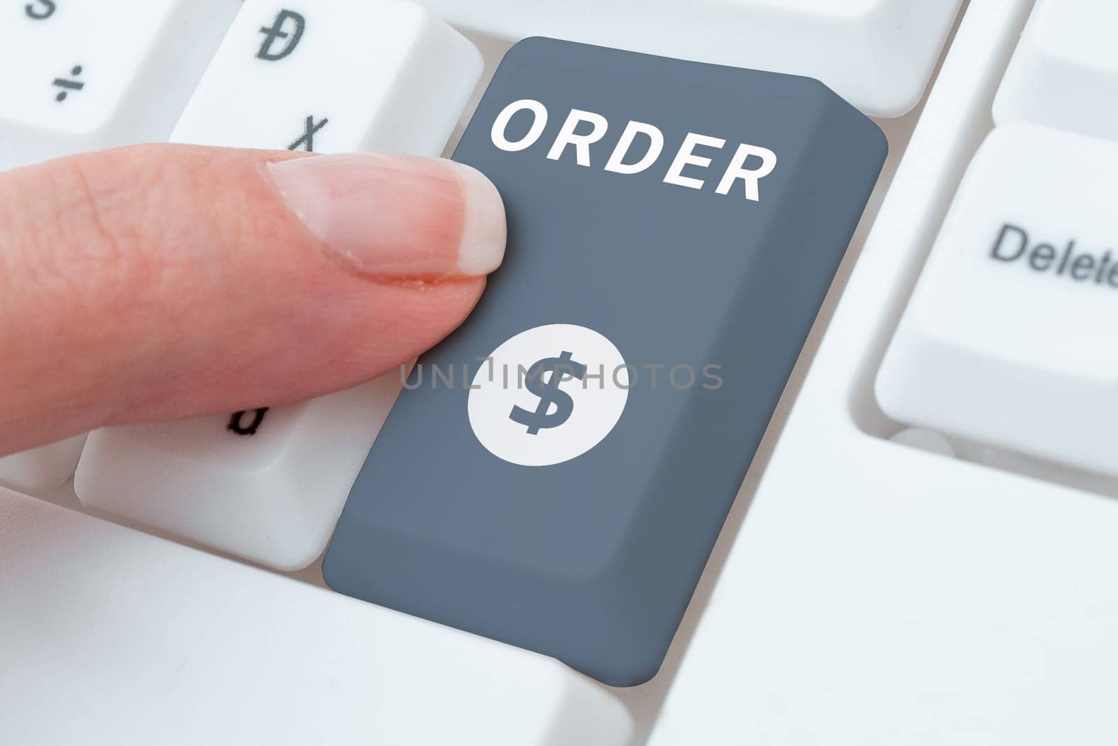 Handwriting text Order, Concept meaning arrangement of people or things relation each other according sequence