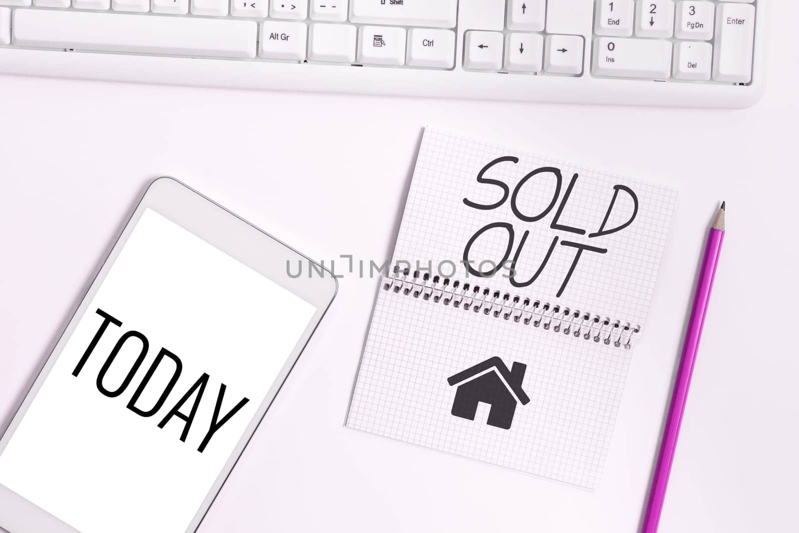 Inspiration showing sign Sold Out, Conceptual photo Not available anymore outside the standard rate of market