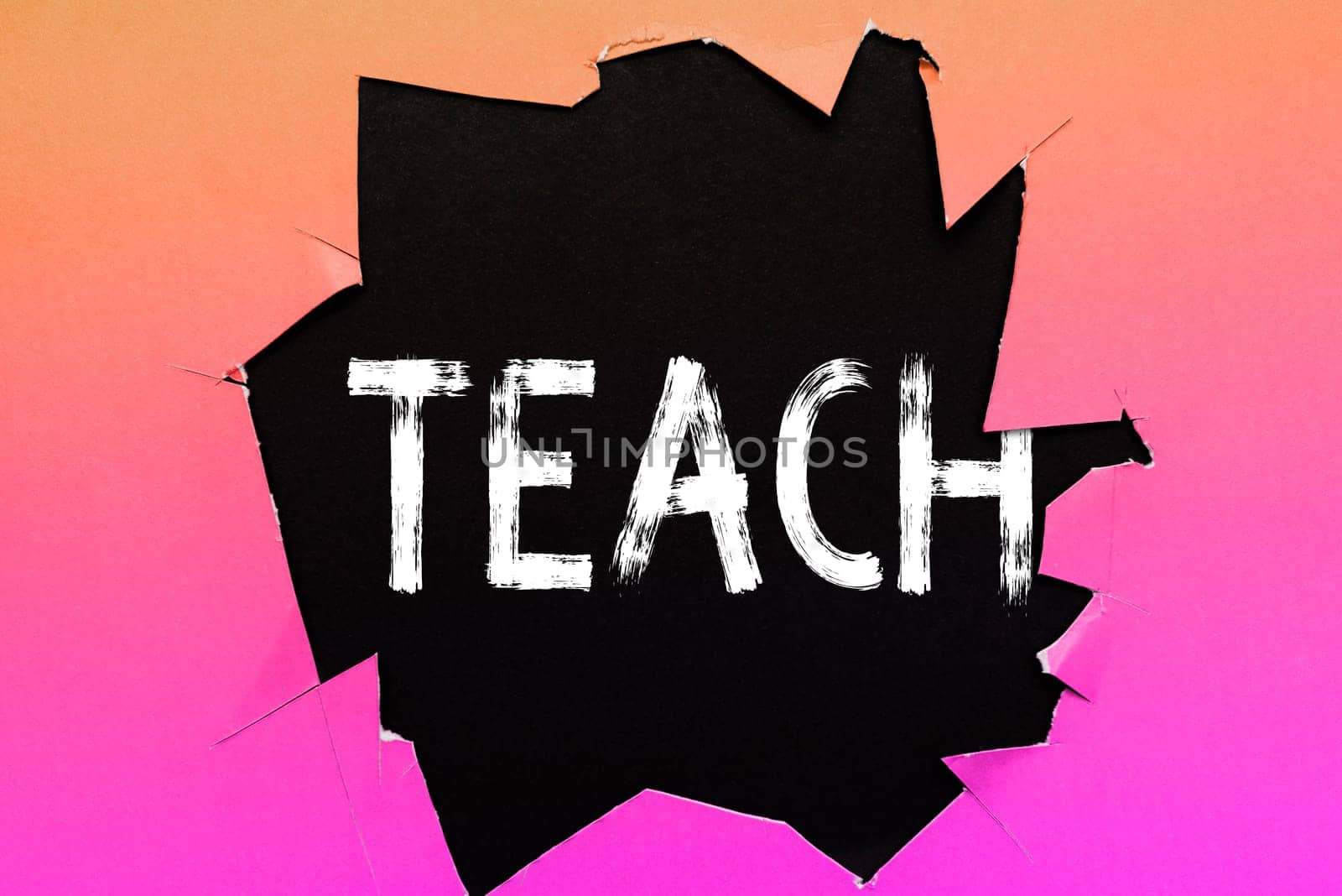 Text showing inspiration Teach, Business concept impart knowledge or instruct someone as to how do something right