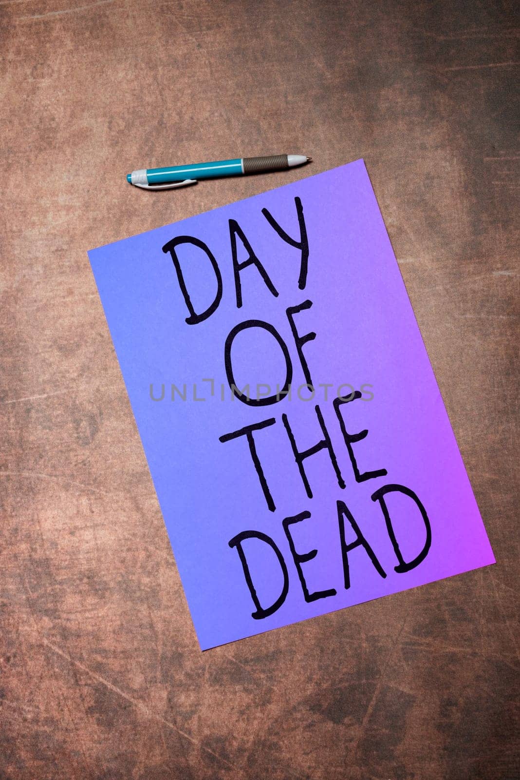 Text sign showing Day Of The Dead, Business showcase mexican celebration honouring people that have passed away