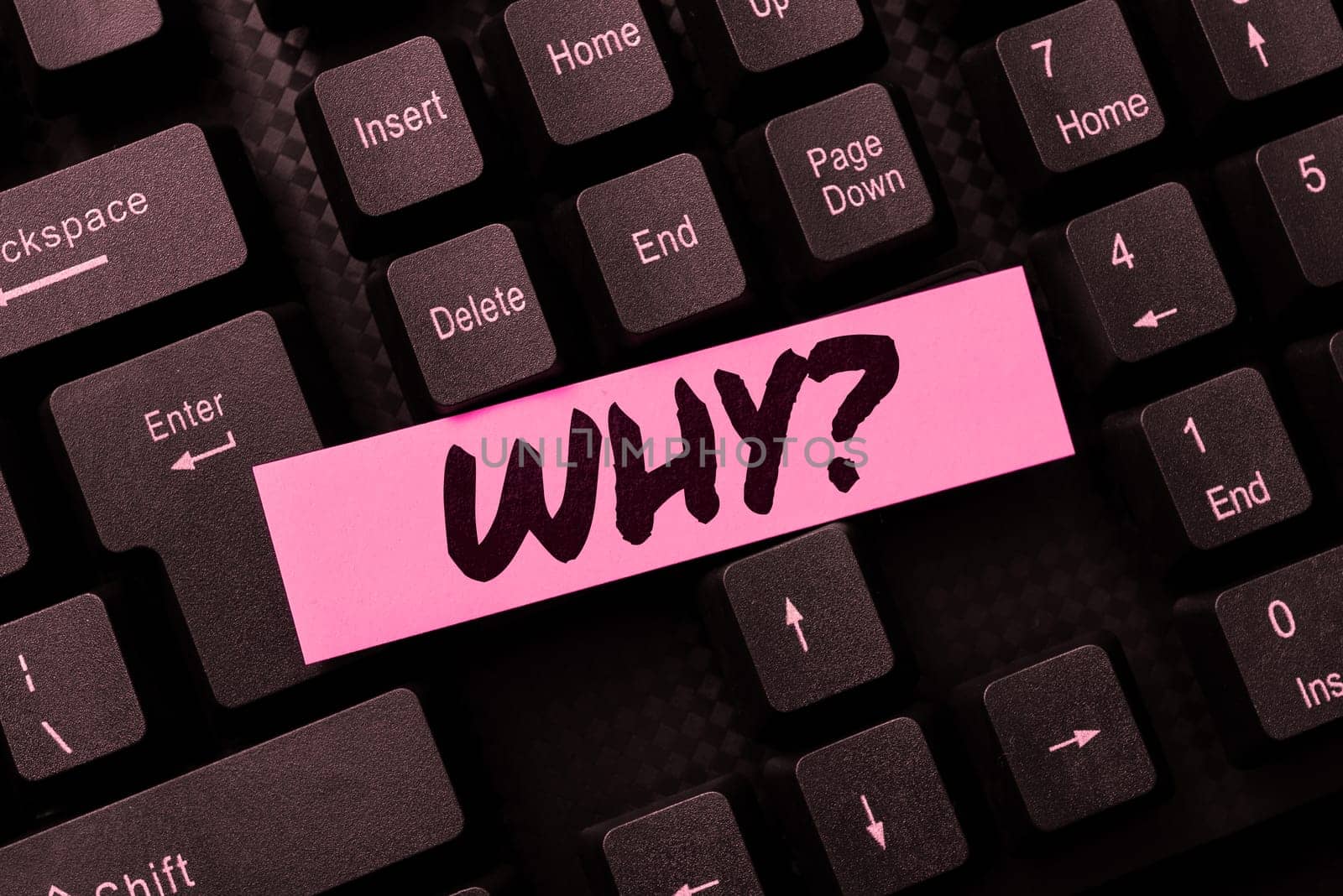 Text showing inspiration Why, Business approach Asking for what reason and purpose Expressing surprise