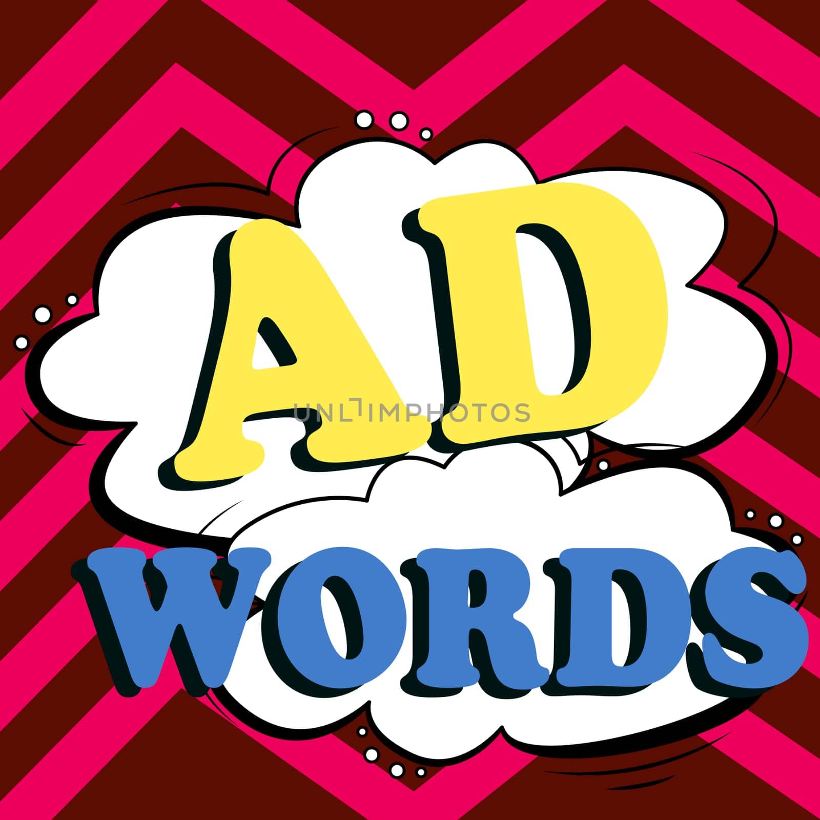 Writing displaying text Ad Words, Conceptual photo oversee and control the various advertising activities