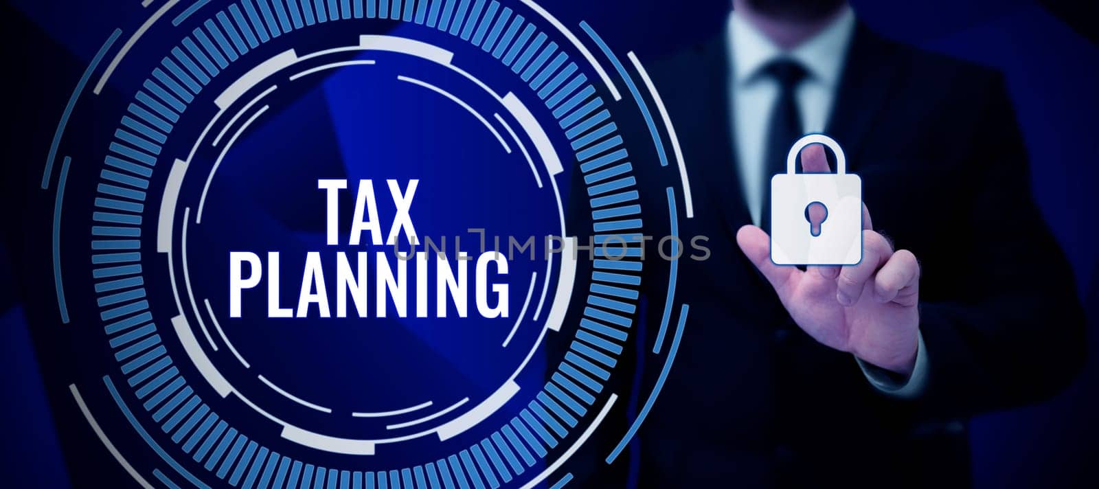 Sign displaying Tax Planning, Business overview analysis of financial situation or plan from a tax perspective