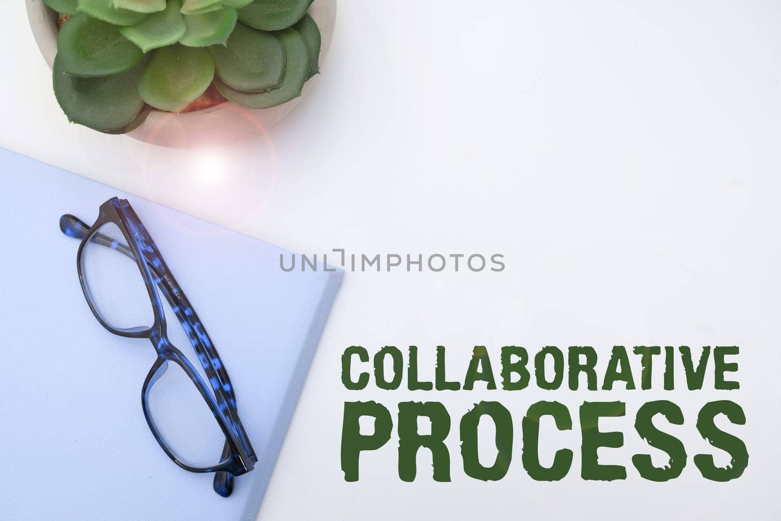 Inspiration showing sign Collaborative Process, Conceptual photo people and organizations work achieve results