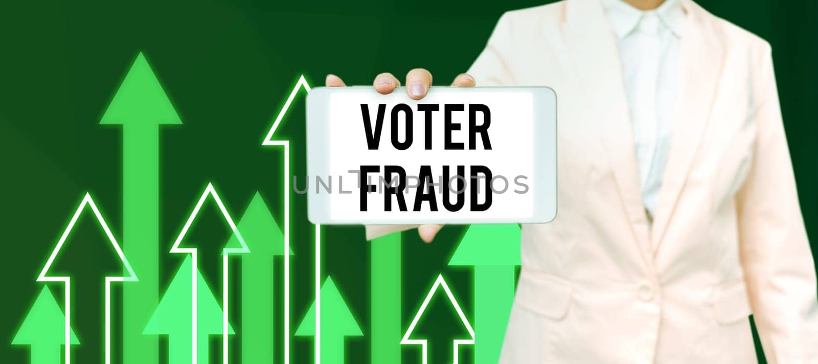 Conceptual display Voter Fraud, Business showcase formal indication choice between two or more candidates actions