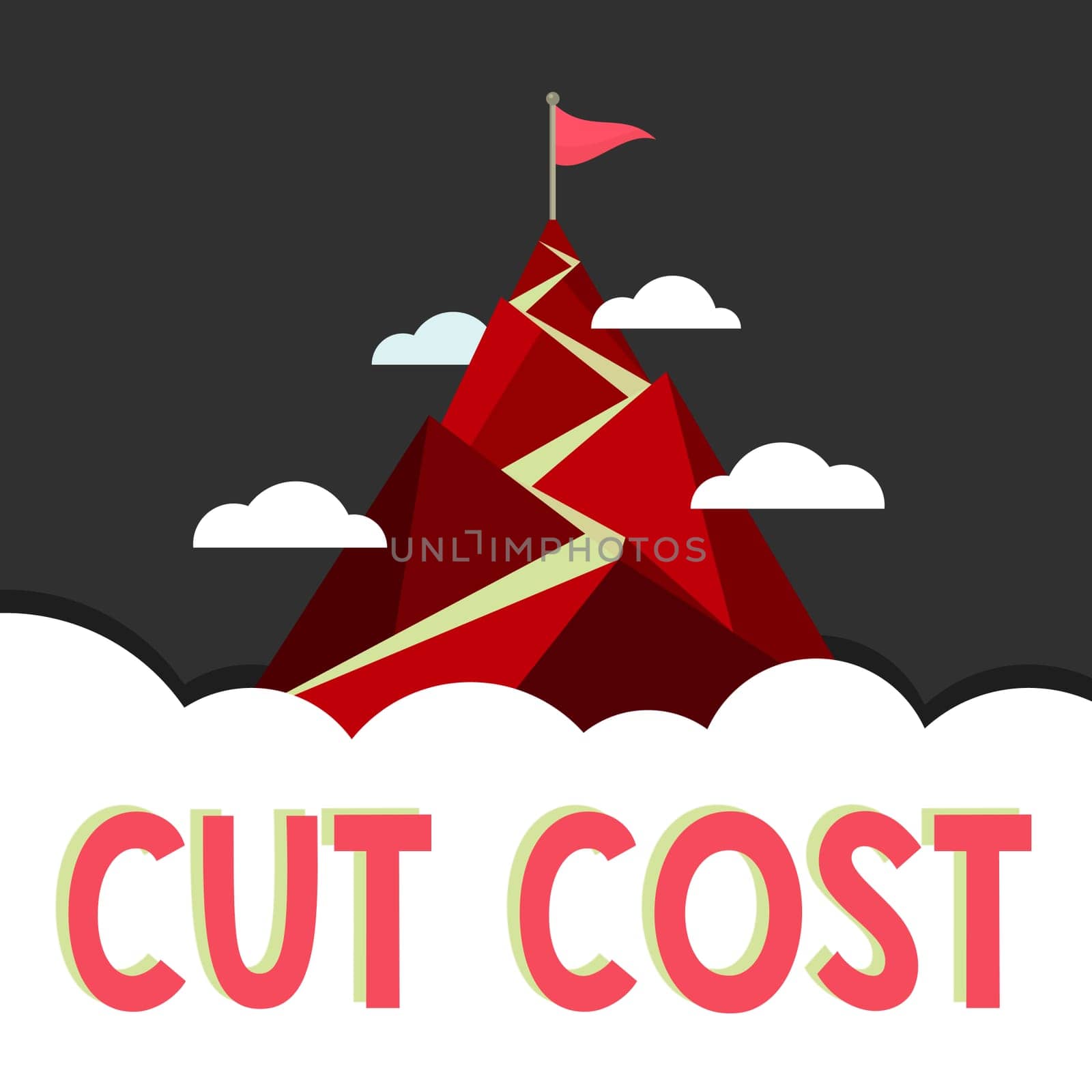 Hand writing sign Cut Cost, Business showcase Measures implemented to reduced expenses and improved profit