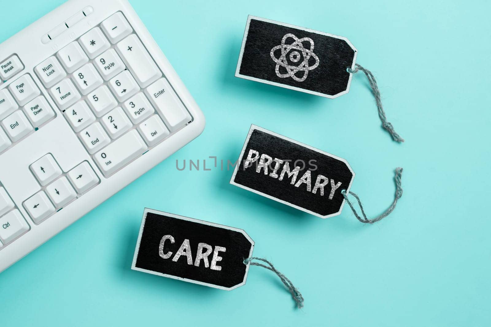Text caption presenting Primary Care, Concept meaning health care provided by medical practitioner, pediatrician, or nurse