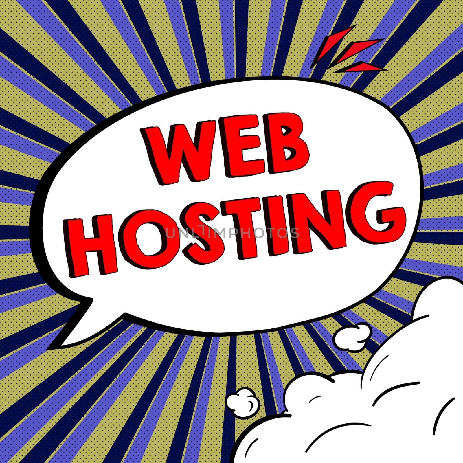 Inspiration showing sign Web Hosting, Word Written on The activity of providing storage space and access for websites