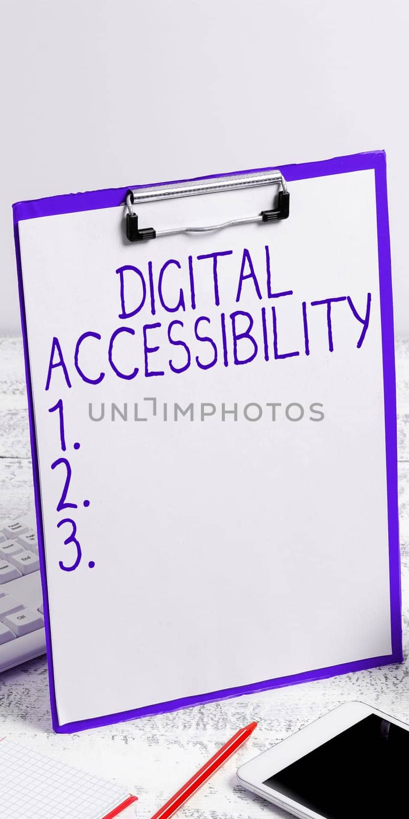Text sign showing Digital Accessibility, Conceptual photo electronic technology that generates stores and processes data