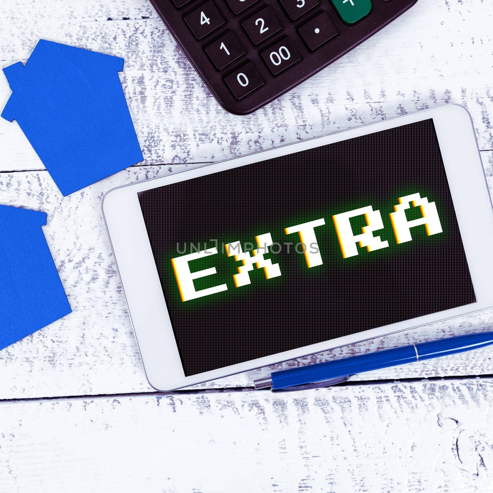 Conceptual caption Extra, Business approach Added to existing or usual amount number In addition normal Give more