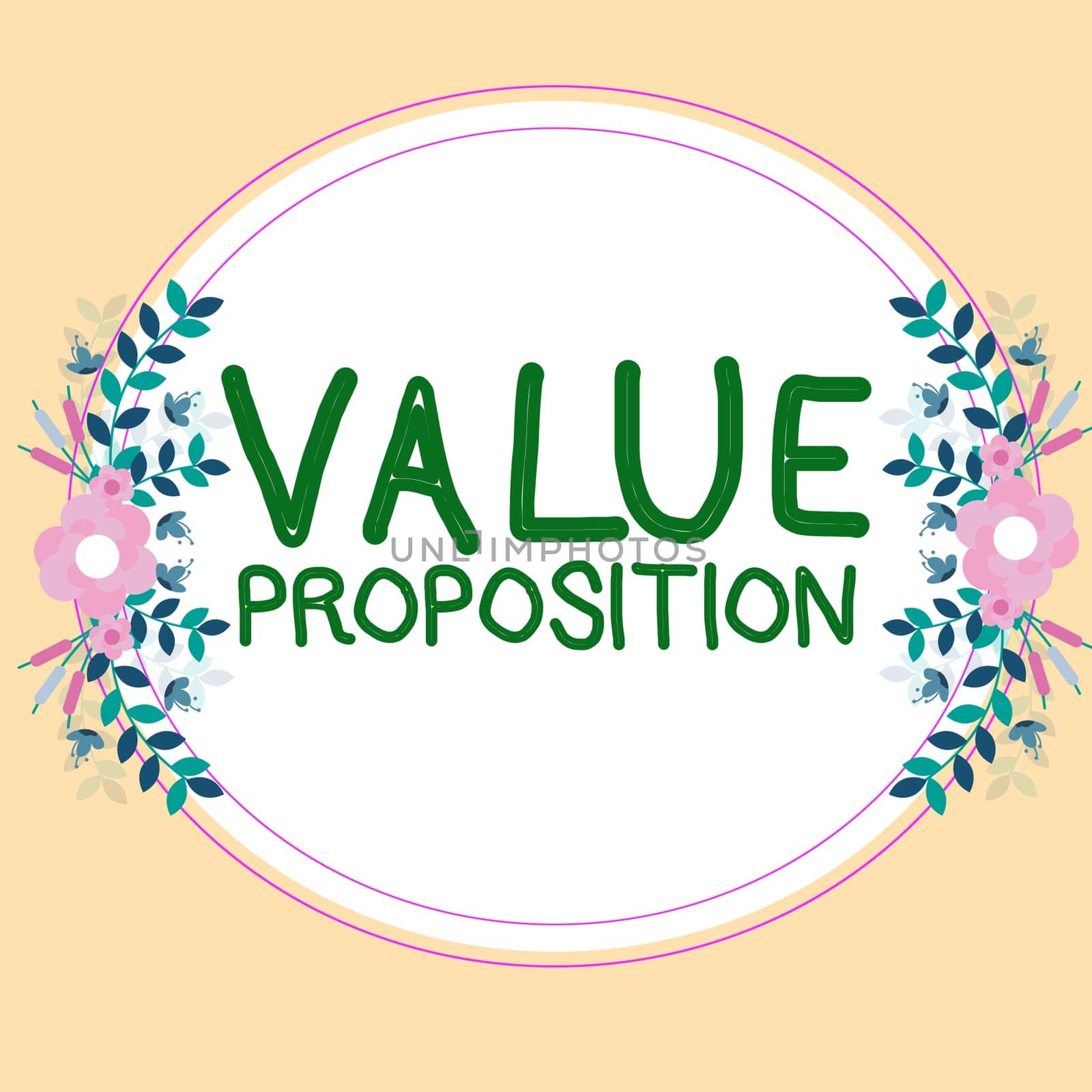 Text sign showing Value Proposition, Word Written on service make company or product attractive to customers