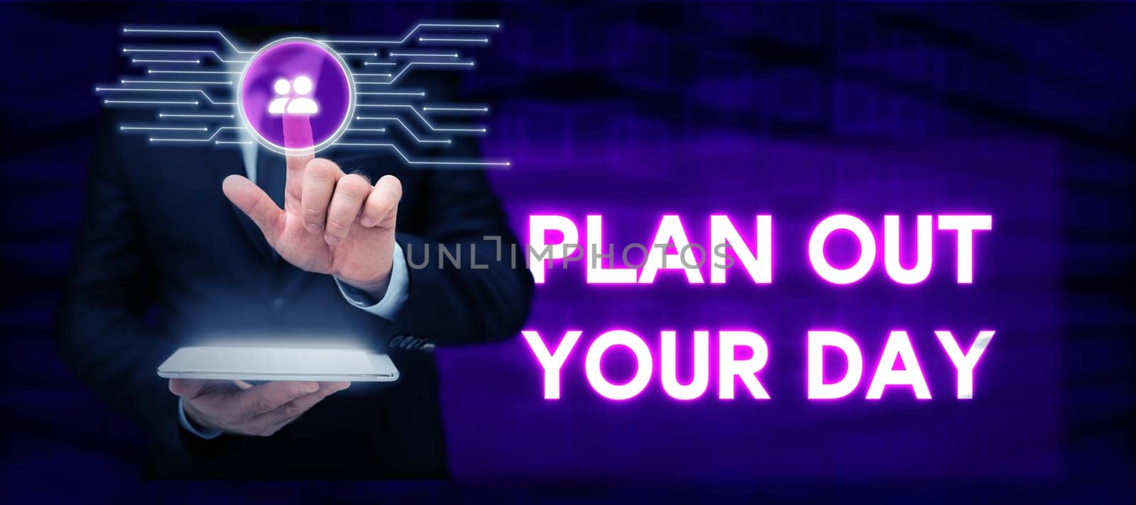 Writing displaying text Plan Out Your Day, Internet Concept Make an schedule of activities to do everyday be organized