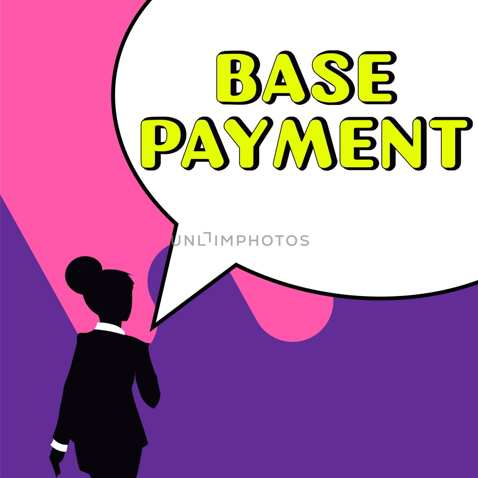 Inspiration showing sign Base Payment, Word for amount of pay for a standard work period, job, or position