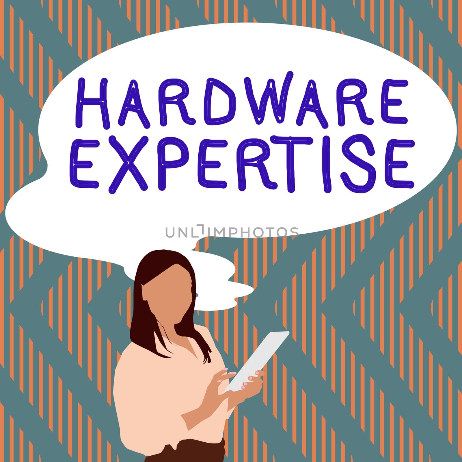 Handwriting text Hardware Expertise, Business concept machines and other physical components computer electronic system
