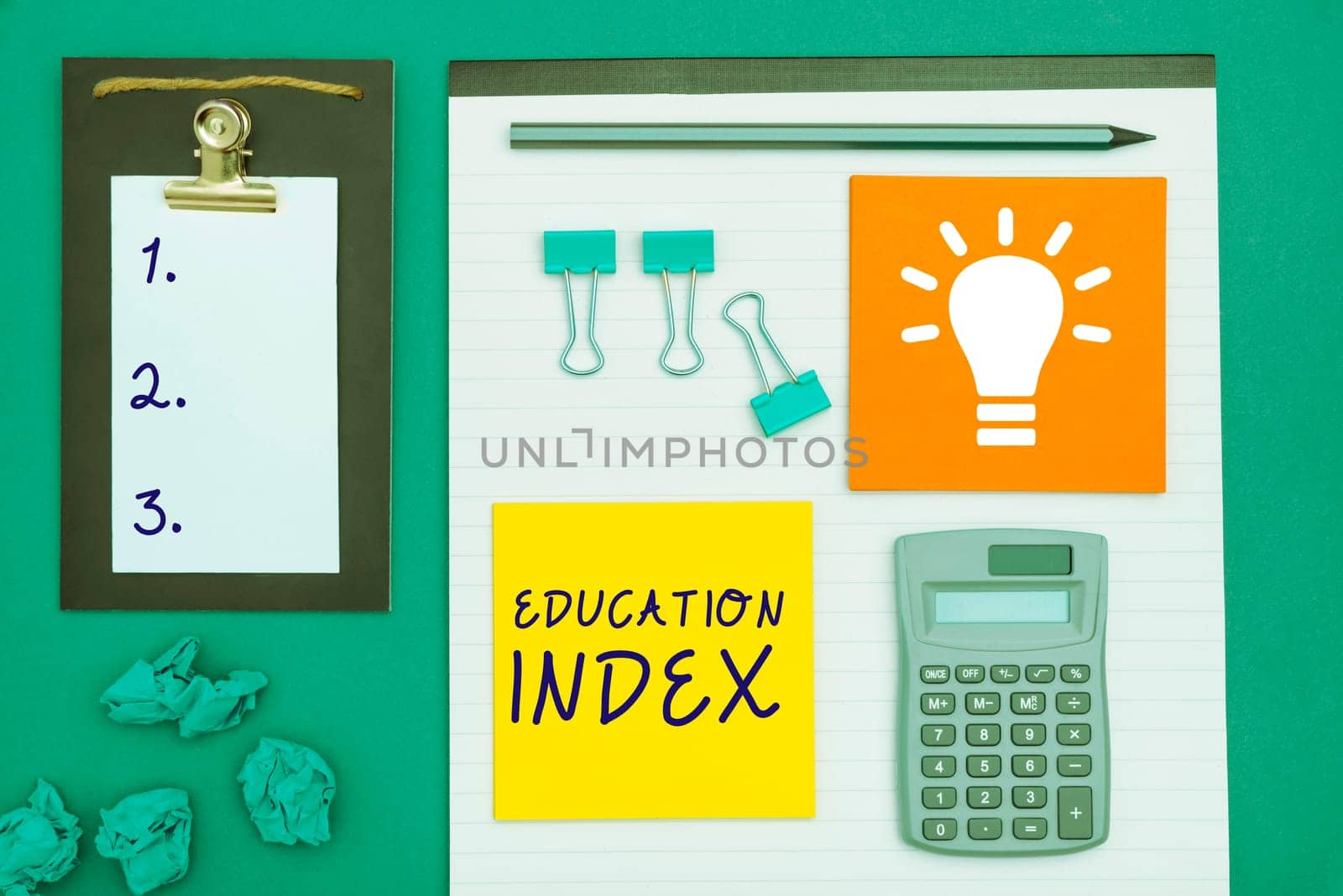 Conceptual caption Education Index, Business showcase aiming to meet learning needs of all children youth adults
