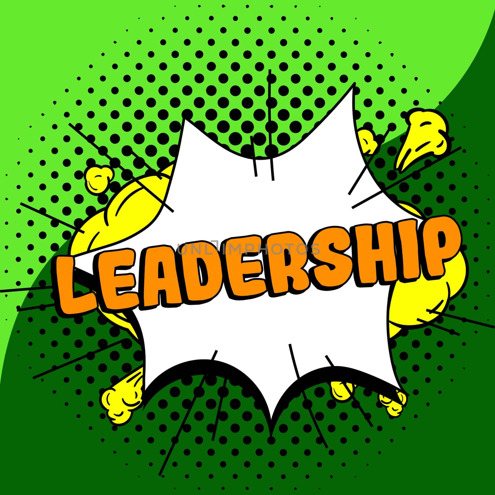 Text showing inspiration Leadership, Business concept Ability Activity involving leading a group of people or company