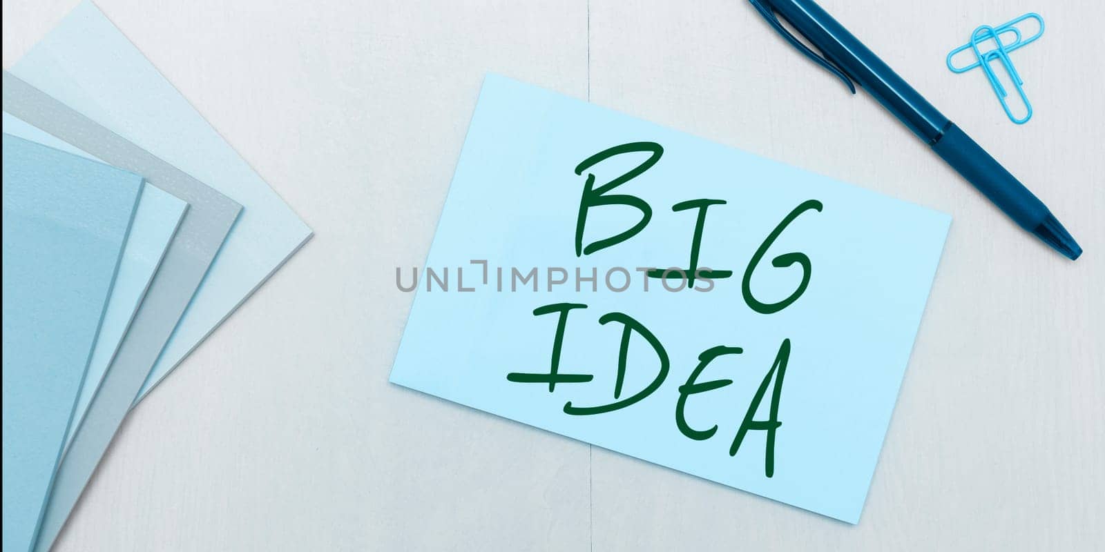 Conceptual caption Big Idea, Conceptual photo Having great creative innovation solution or way of thinking