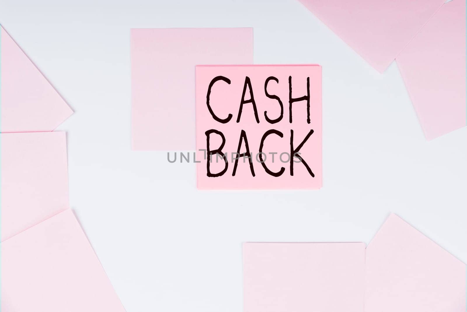 Hand writing sign Cash Back, Word Written on incentive offered buyers certain product whereby they receive cash