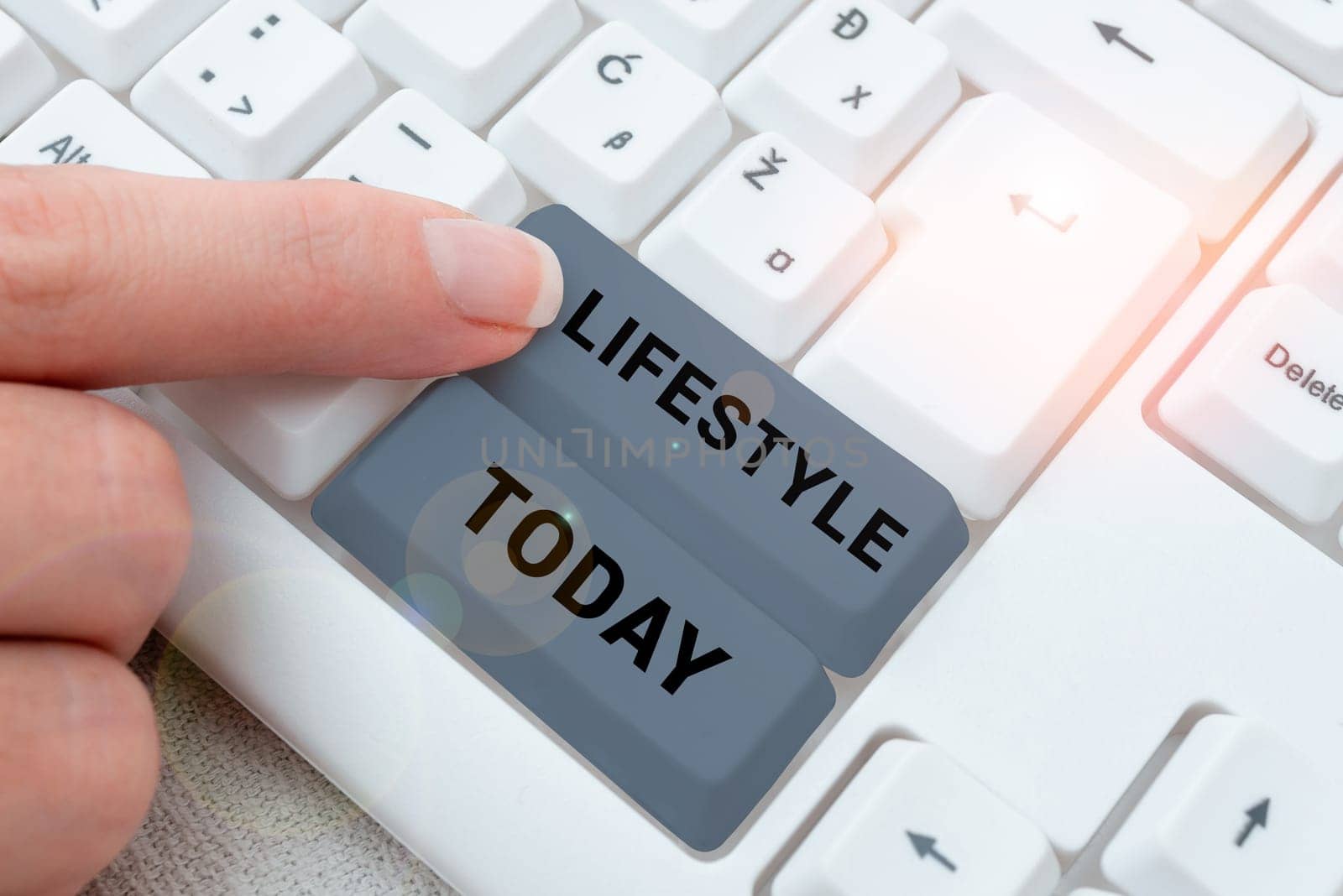 Hand writing sign Lifestyle, Business idea the typical way of living of an individual, group, or culture