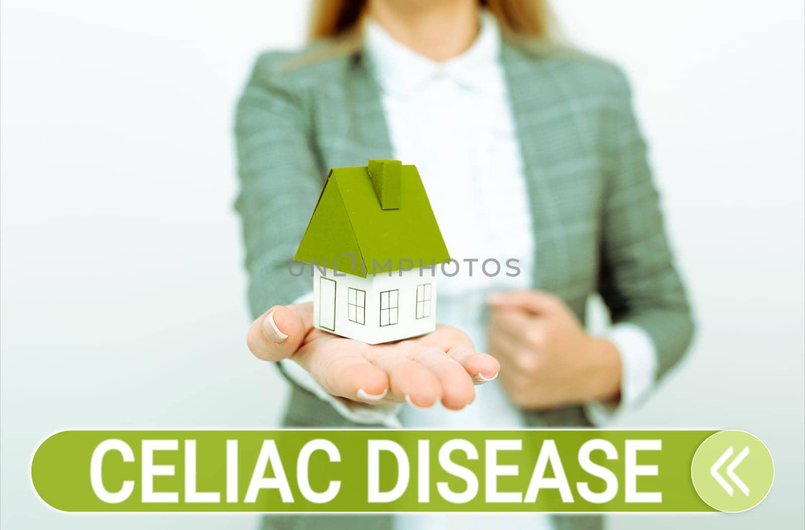 Inspiration showing sign Celiac Disease, Business approach Small intestine is hypersensitive to gluten Digestion problem