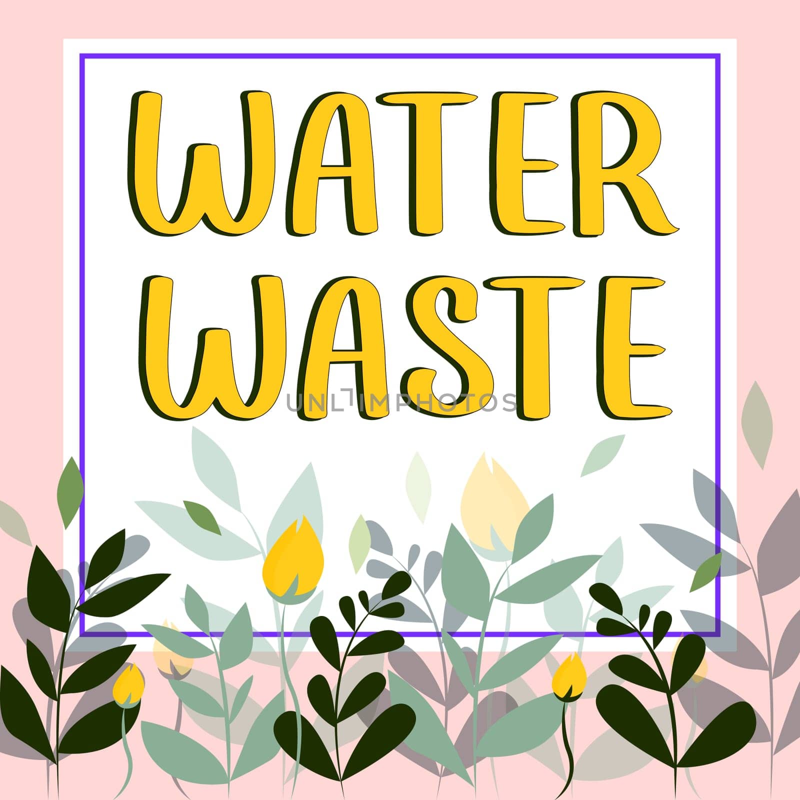 Text showing inspiration Water Waste, Business idea liquid that has been used as part of an industrial process