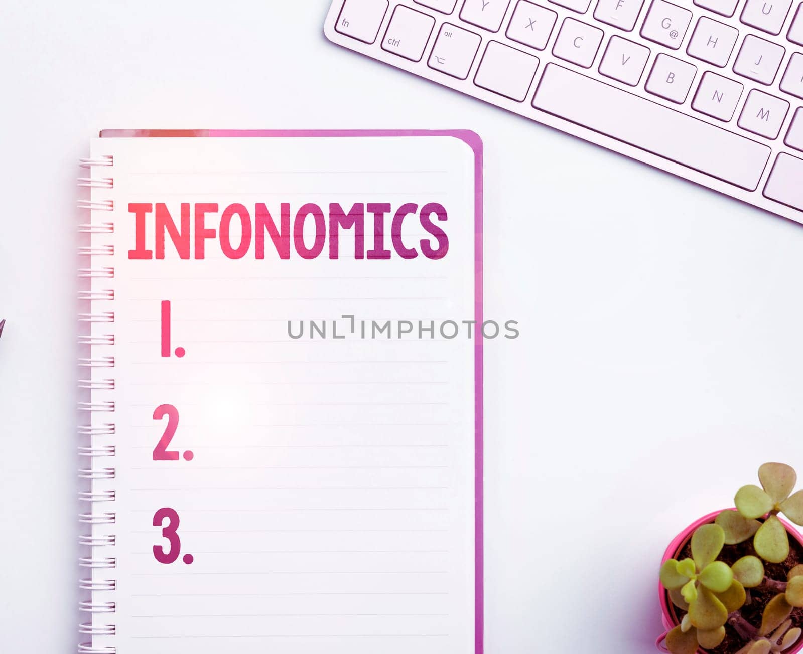 Conceptual caption Infonomics, Conceptual photo visual image used to represent information or data