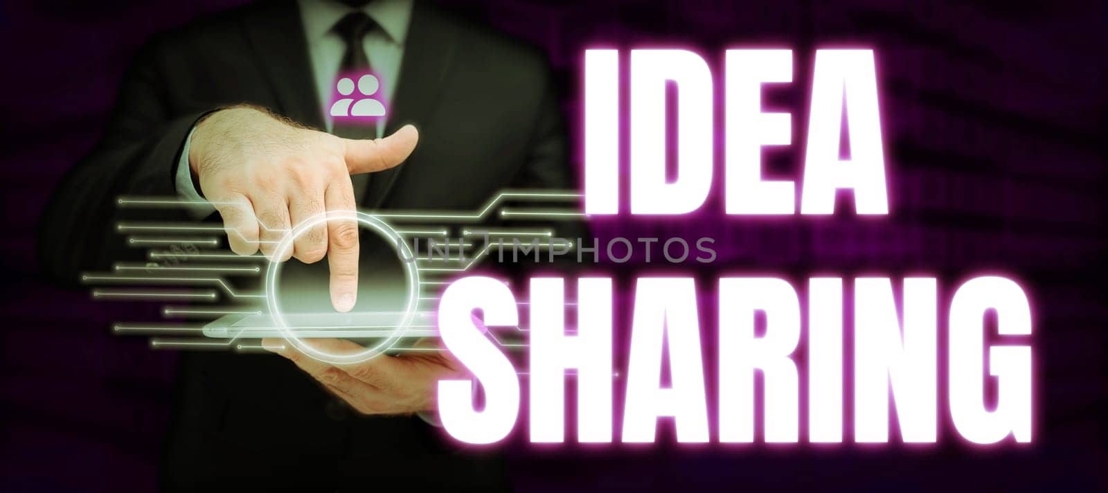 Handwriting text Idea Sharing, Conceptual photo Startup launch innovation product, creative thinking