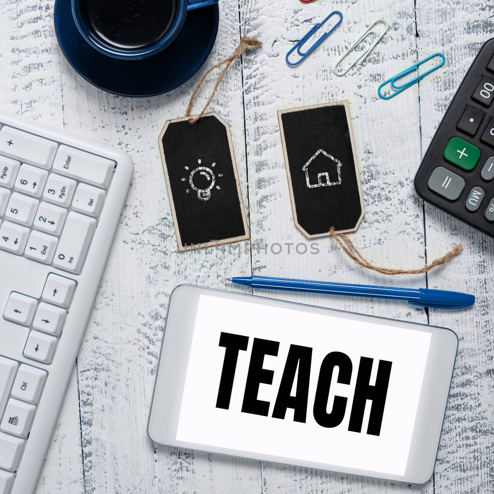 Hand writing sign Teach, Business idea impart knowledge or instruct someone as to how do something right
