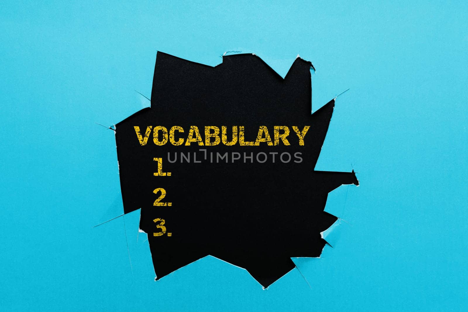 Conceptual display Vocabulary, Business approach collection of words and phrases alphabetically arranged and explained or defined