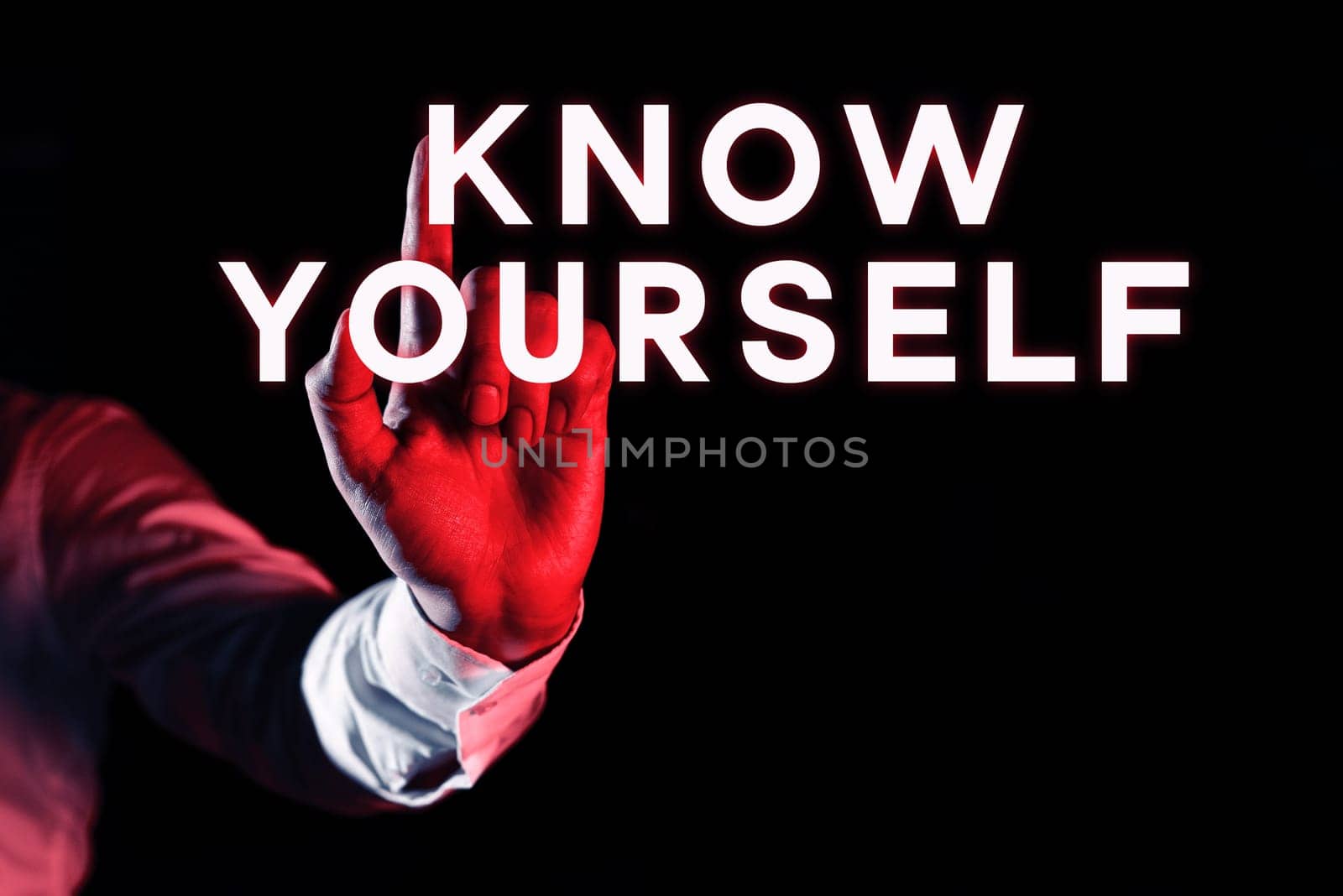 Writing displaying text Know Yourself, Conceptual photo Find You Understanding Strength and Weaknesses Identity