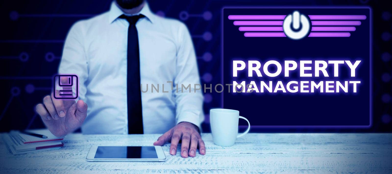 Text showing inspiration Property Management, Business concept Overseeing of Real Estate Preserved value of Facility