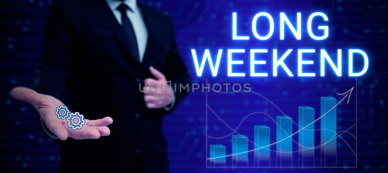 Inspiration showing sign Long Weekend, Word Written on prolonged vacation Holiday season Relaxing Recreation time