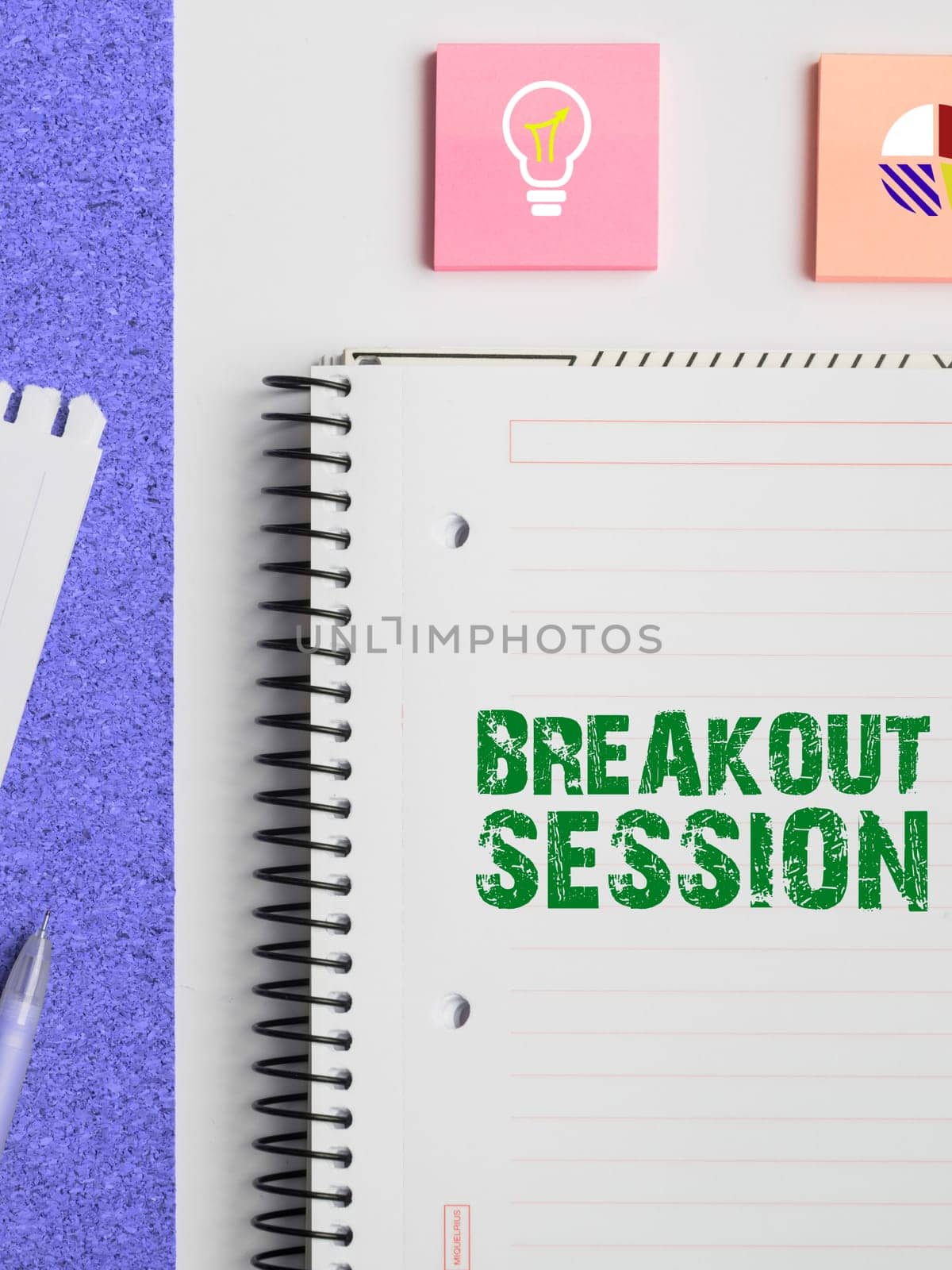 Conceptual caption Breakout Session, Concept meaning workshop discussion or presentation on specific topic