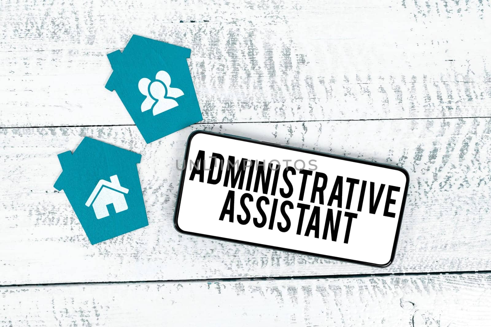 Conceptual display Administrative Assistant, Word Written on Administration Support Specialist Clerical Tasks