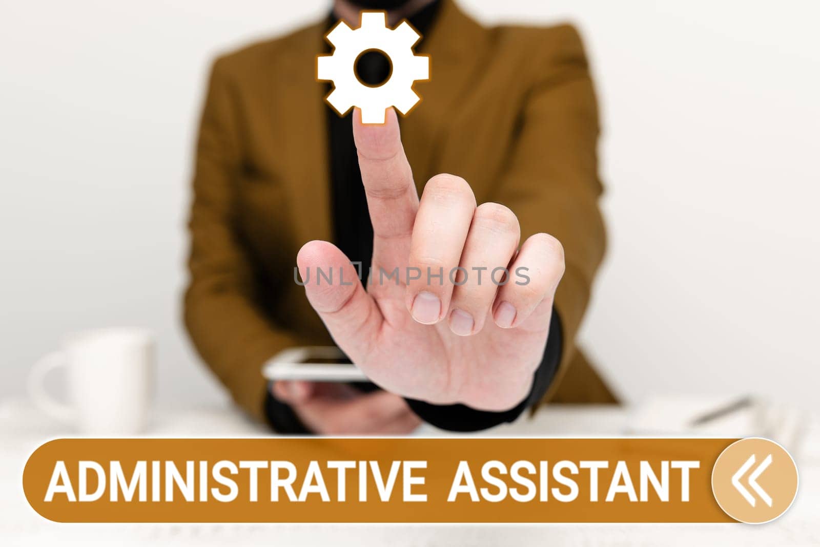 Text sign showing Administrative Assistant, Business idea Administration Support Specialist Clerical Tasks