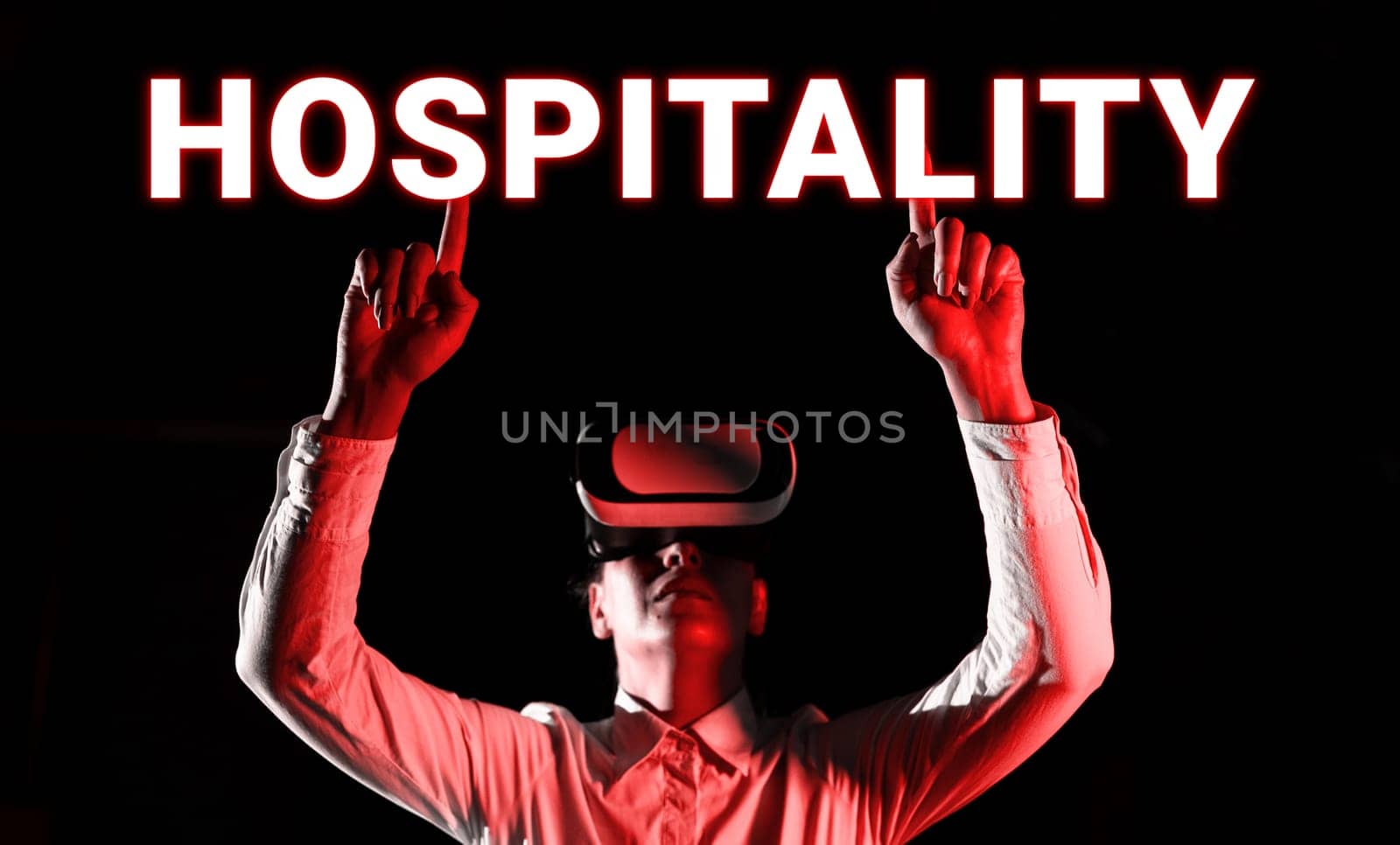 Text showing inspiration Hospitality, Word Written on the friendly and generous reception and entertainment of guests
