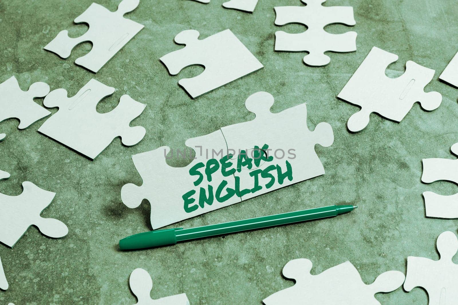 Sign displaying Speak English, Word for Study another Foreign Language Online Verbal Courses