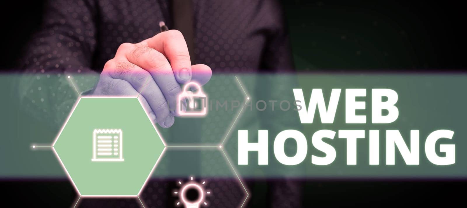 Inspiration showing sign Web Hosting, Business overview The activity of providing storage space and access for websites