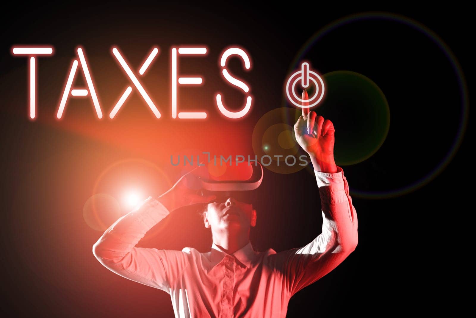 Text showing inspiration Taxes, Word Written on contribution to state revenue levied by government on workers income
