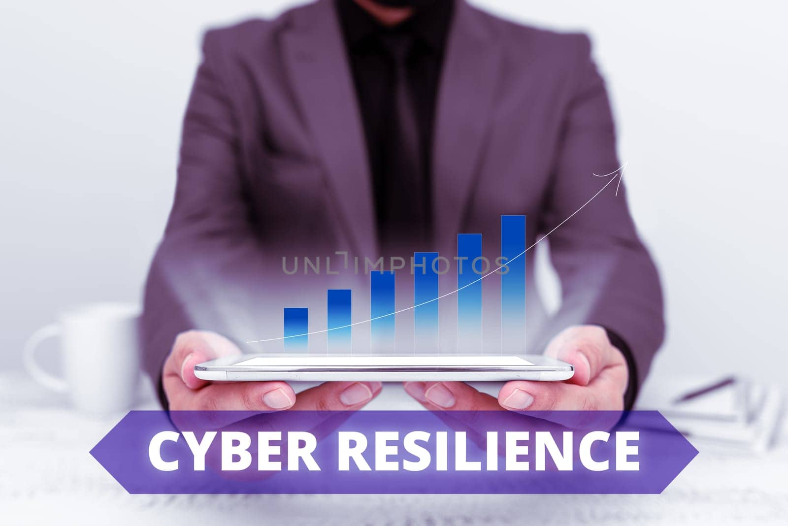 Sign displaying Cyber Resilience, Business approach measure of how well an enterprise can manage a cyberattack