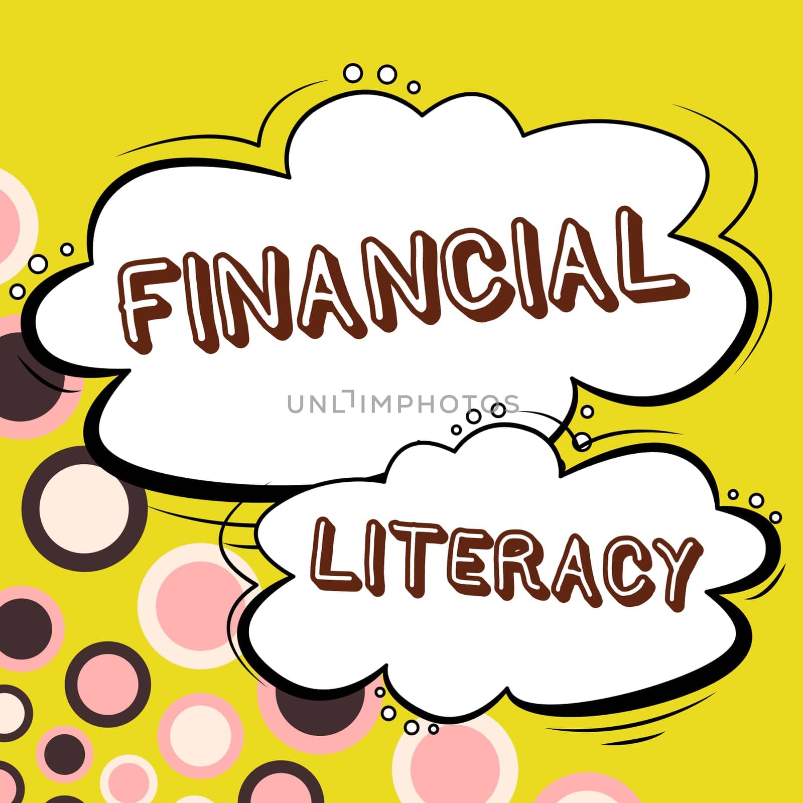 Hand writing sign Financial Literacy, Conceptual photo Understand and knowledgeable on how money works