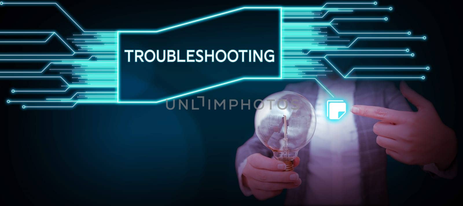 Text showing inspiration Troubleshooting, Business concept an act of investigating or dealing with in the problems occured