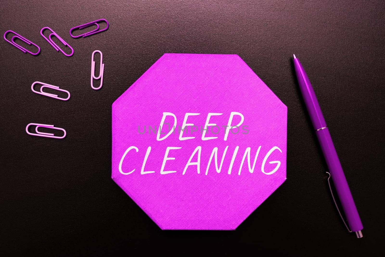 Conceptual caption Deep Cleaning, Concept meaning an act of thoroughly removing dirt and grime from something
