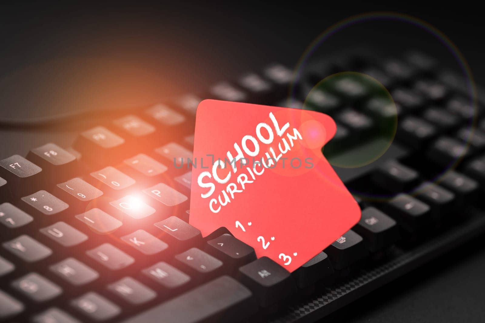 Text showing inspiration School Curriculum, Conceptual photo designed to provide learning spaces and learning environments